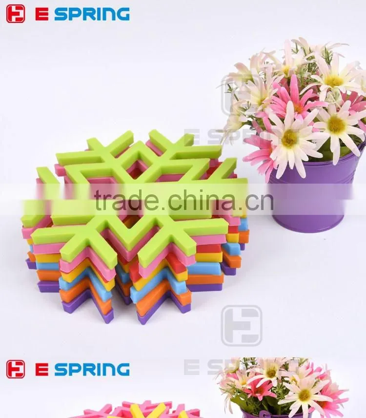 Table decorative mesh snow style silicone table mat