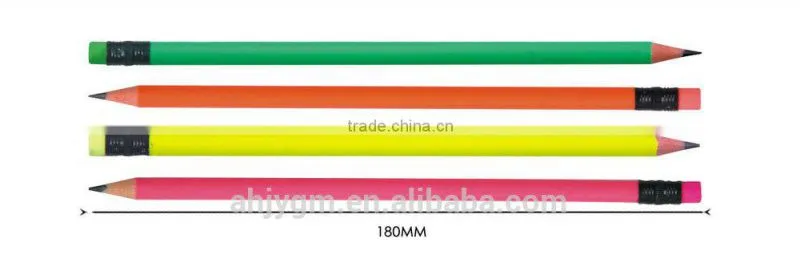 7'' Neon Color Wood-free HB Pencil.