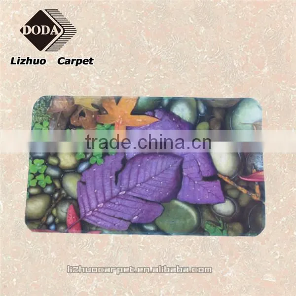 Cheap Newest Cheap Decorative painting non slip modern toilet bath mat set