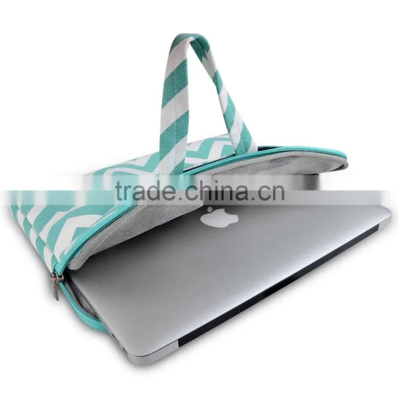 2016 Fashionable Waterproof Laptop Sleeve Case Nylon Lycra Fabric Laptop / Notebook Computer /Briefcase Bag