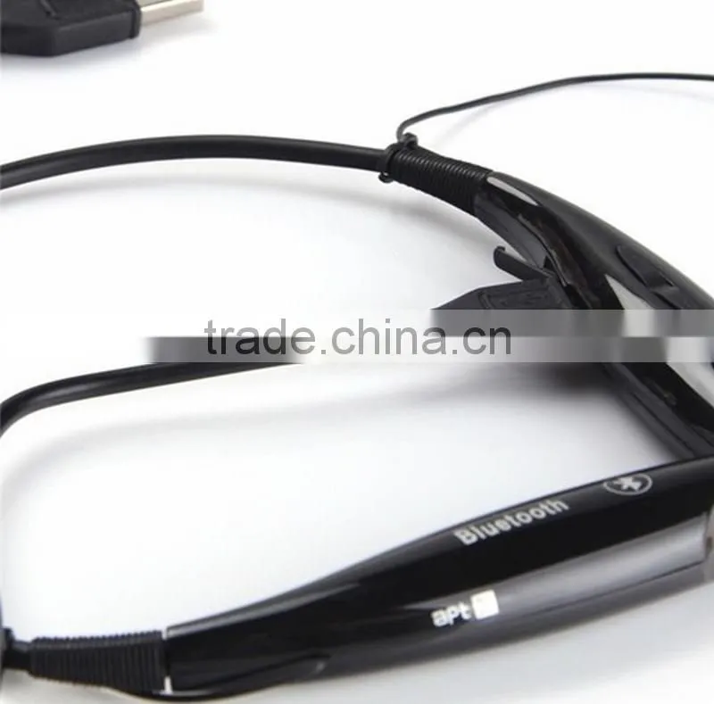 HV-800 Wireless Bluetooth Headset - Bluetooth v4.0 with Memory Flex Neckband Design for iPhone Samsung LG HTC Cellphones