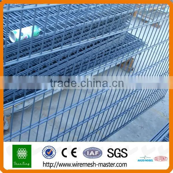 PVC COATED double wire mesh fence