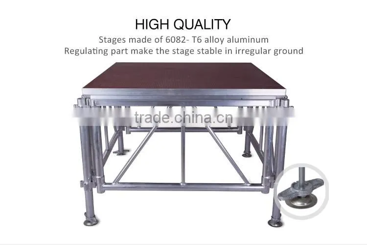 Suitable for mobile performance cheap portable aluminium mobile stage