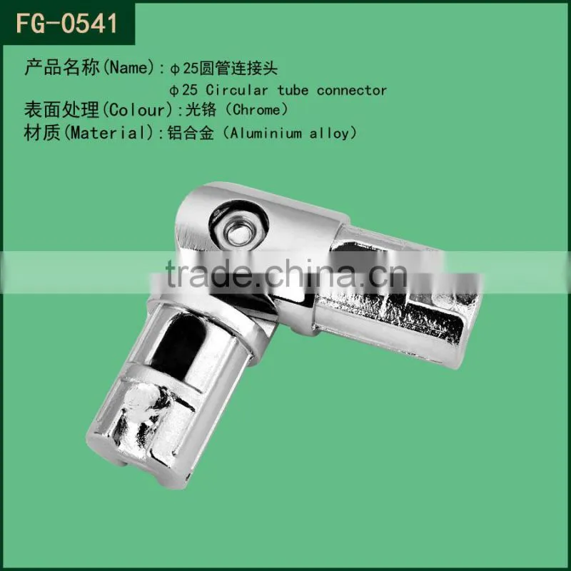Metal Chrome Tube Pipe Connector Fasteners