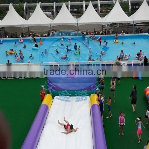 For amusement park inflatable water slide for kids and adult