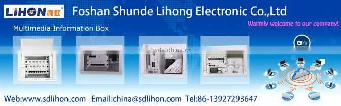 395*303*120mm house used optical fiber box with antena and extended cable