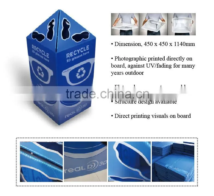 offering polypropylene material plastic corrugated box in Shanghai factory