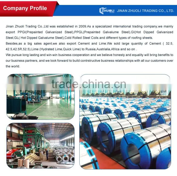 prime over rolled steel coils ppgi coils from shangdong ppgi steel strip export Turkey Ukraine