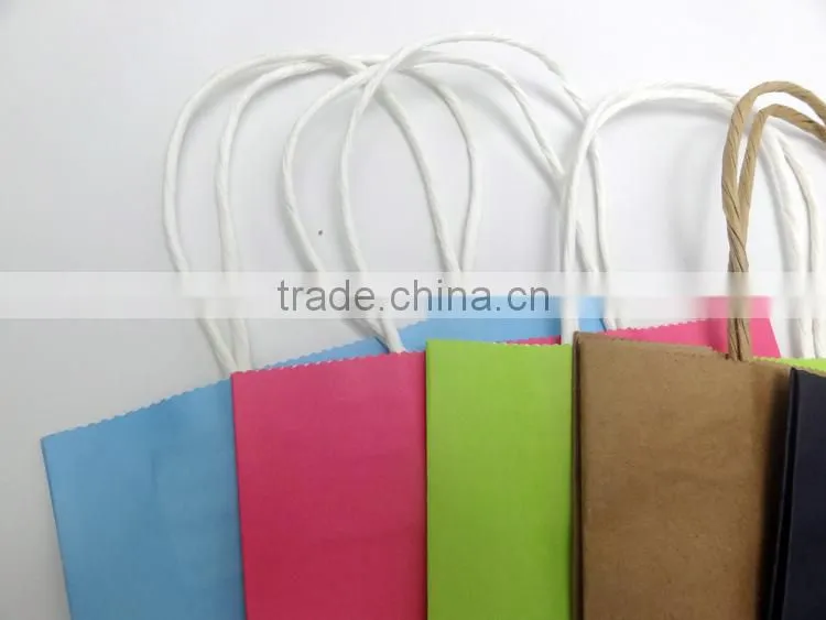 Custom logo Paper Bag In Stock Cheap Kraft Paper Bag Manufacturers