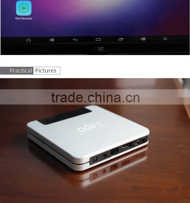 Windows 8.1 android 4.4 dual OS 32G large flash memory metal mini computer