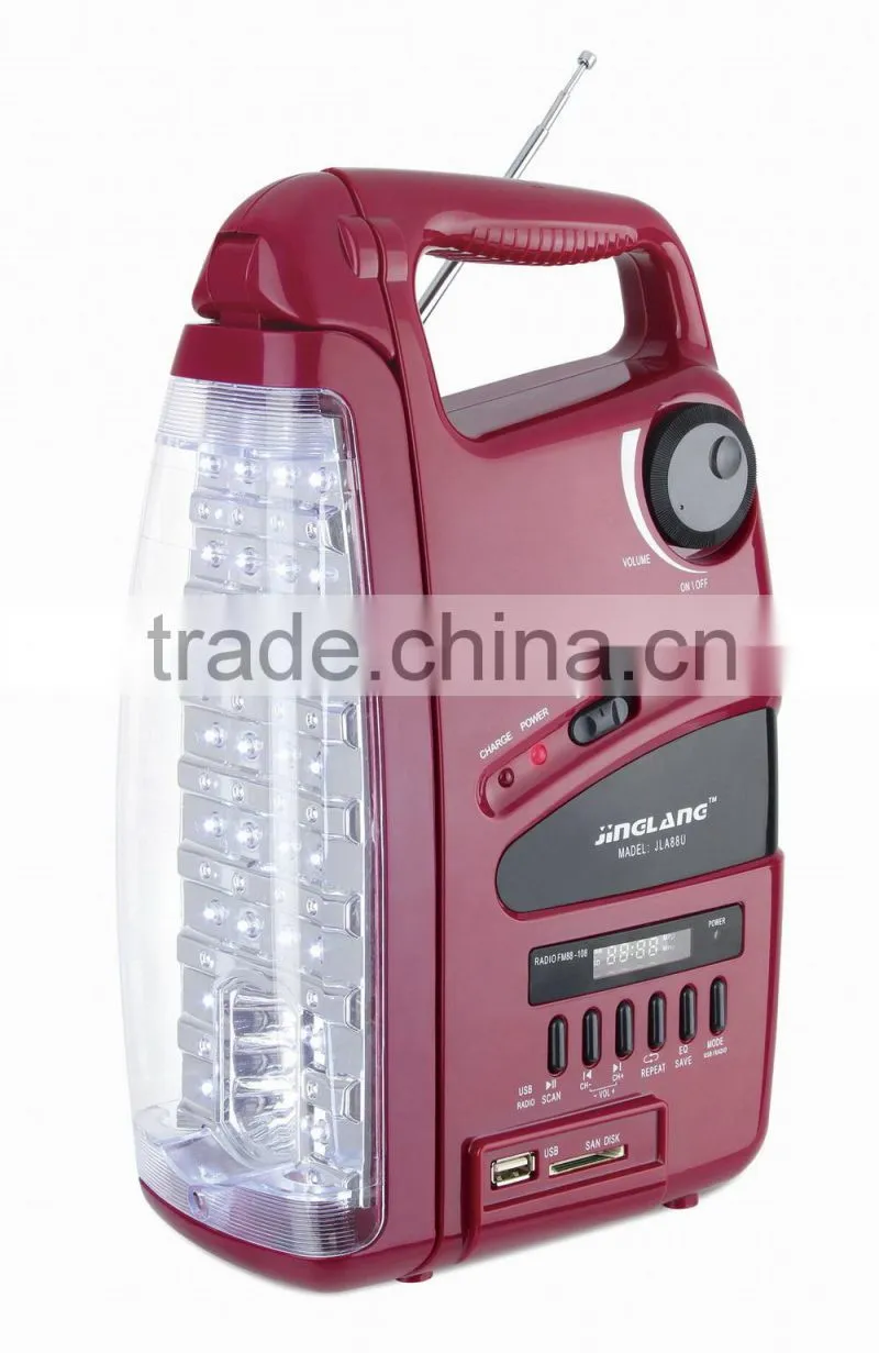 Rechargeable led desk lamp with USB SD MP3 Player MODEL 288UL