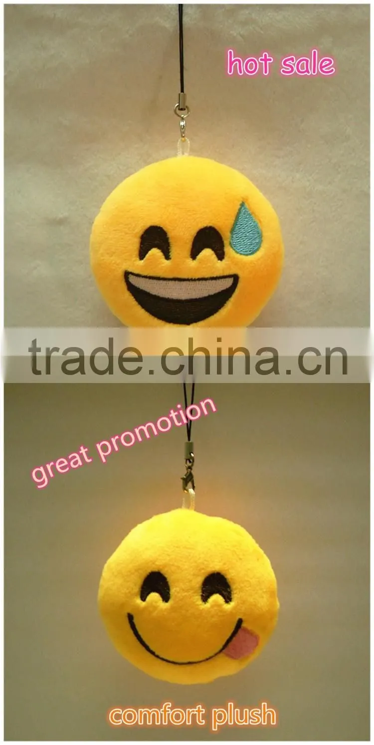 New arrivals promotional customizational design whatsapp emoji bag decoration