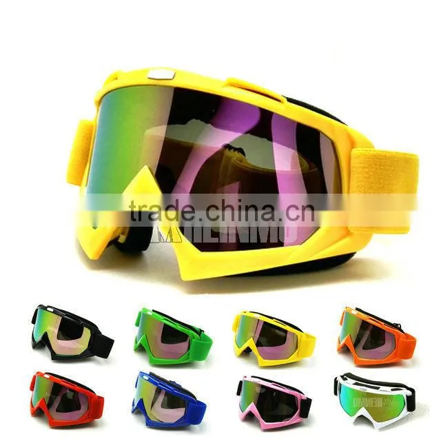 YELLOW safety prescription cycling glasses goggles motorcycle