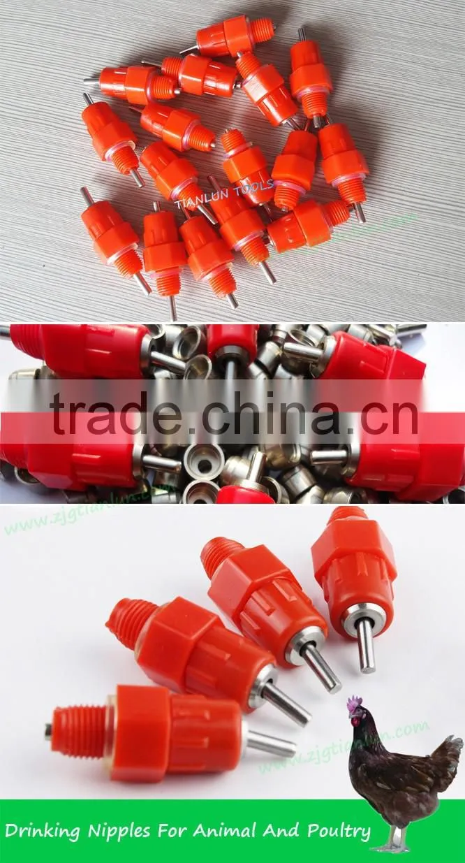 Hot Sale!Factory supply drinking nipples for animal and Poultry,Poultry Chicken Waterer Nipple Drinker,chicken drinking system
