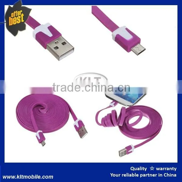 Ultra Thin Micro USB Cable Data Transfer Power Cable Lead