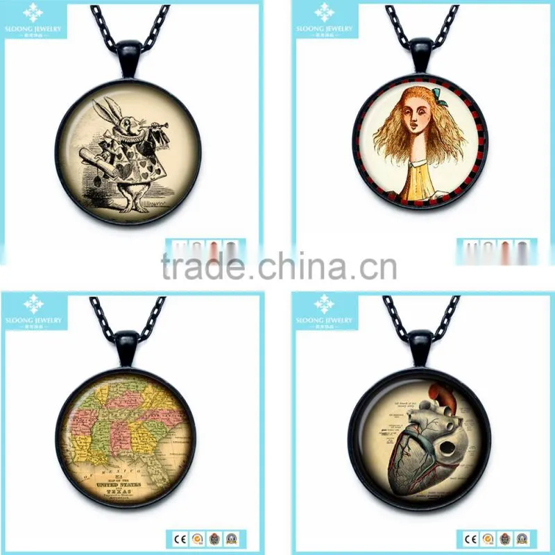 Wholesale Charms Round Pendant Jewelry for Beautiful Ladies