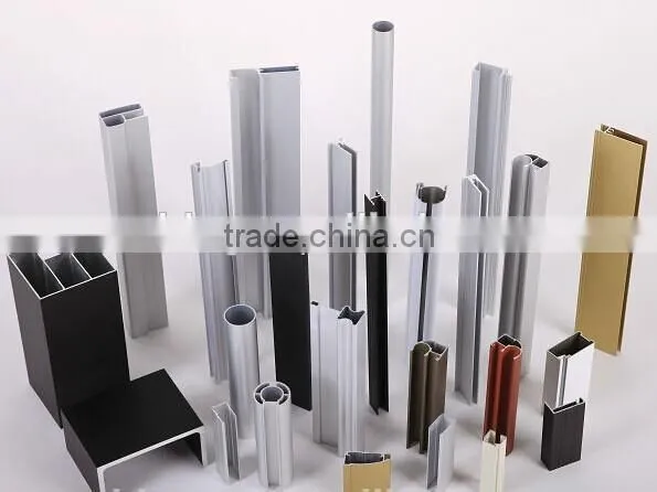 2015-2016 aluminim extrusion silver sandblasting anodizing aluminum decorative profile