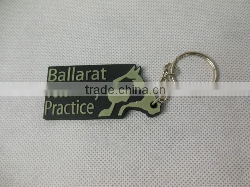 Promotional custom soft-PVC key chain