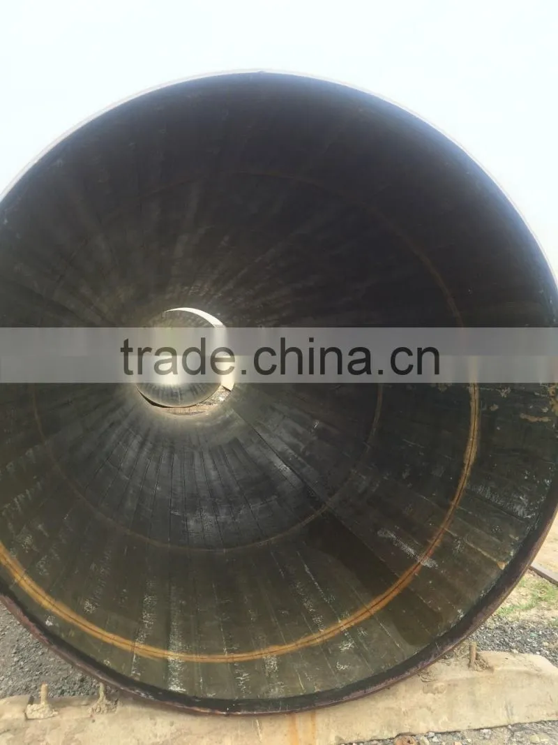 High Quality DB - API 5L Steel Pipe, X60, X65 Welded Line Pipe, ERW, SAW, LSAW, SSAW Bare / Black Painted