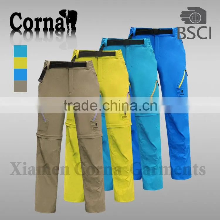 Hot! men's customade hyperelastic camping pants