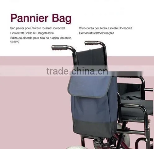 Topmedi Waterproof PVC Coated Pannier Bag Cheap Wheelchair Side Bag for Elderly Care Products