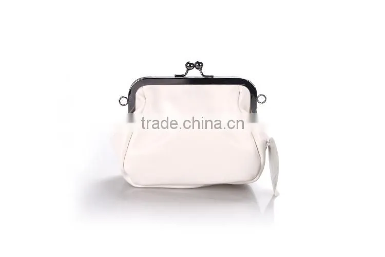 Hot selling 10 years experience Waterproof cute purse party bag pu wallet close body bag evening bag