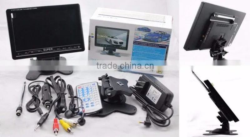 8.5 inch cheap china touch key car monitor with usb,sd