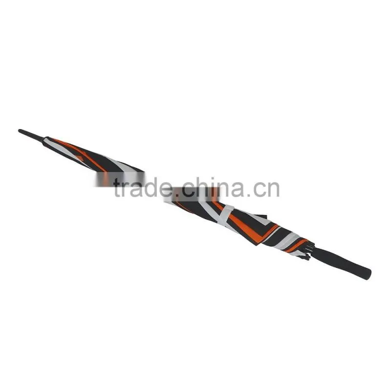 30"x 8 ribs fiberglass automatic golf umbrella with pouch