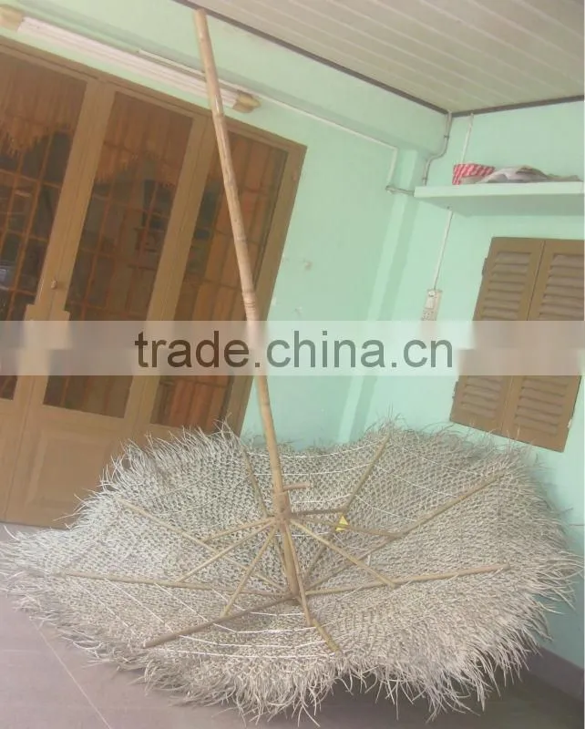 VERY CHEAP - VIETNAM THATCH UMBRELLA, SEAGRASS UMBRELLA, PALM LEAF UMBRELLA. CONTACT: Ms Candy - Gia Gia Nguyen Company