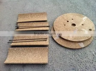 Compressed wooden cable