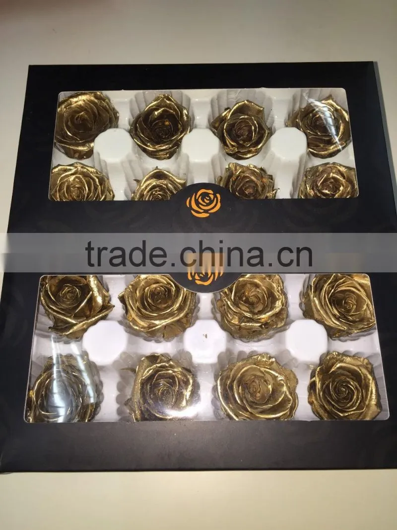 Heartshaped Long life Rose preserved flowers for arrangement