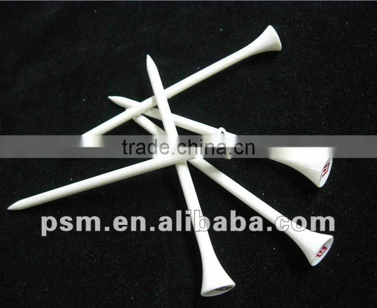 Biodegradable Cornstarch Eco Friendly plastic golf tee