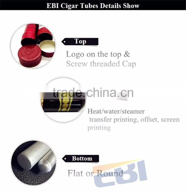 Aluminum tube for chocolate package