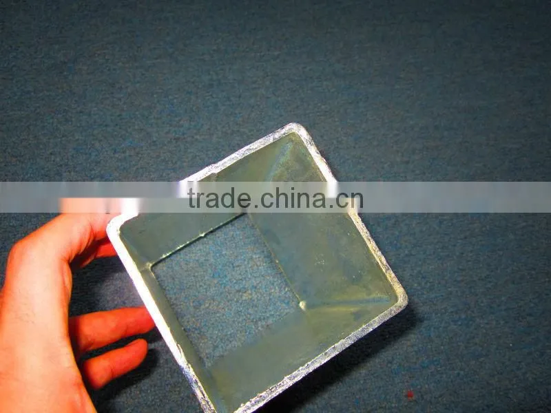 galvanized square tube