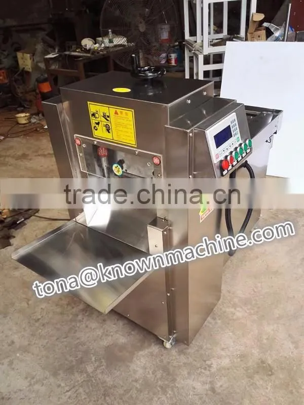 Factory direct supply commercial full-automatic1mm-170mm meat thickness adjustable frozen meat cube cutting machine