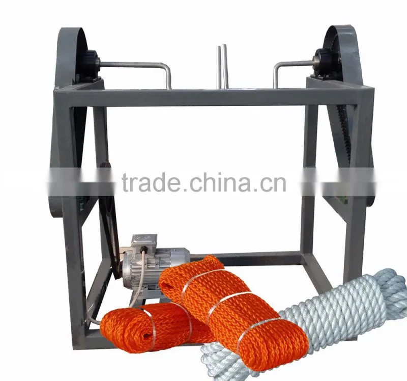 Braided and Twisted Rope Roll Winding Machine