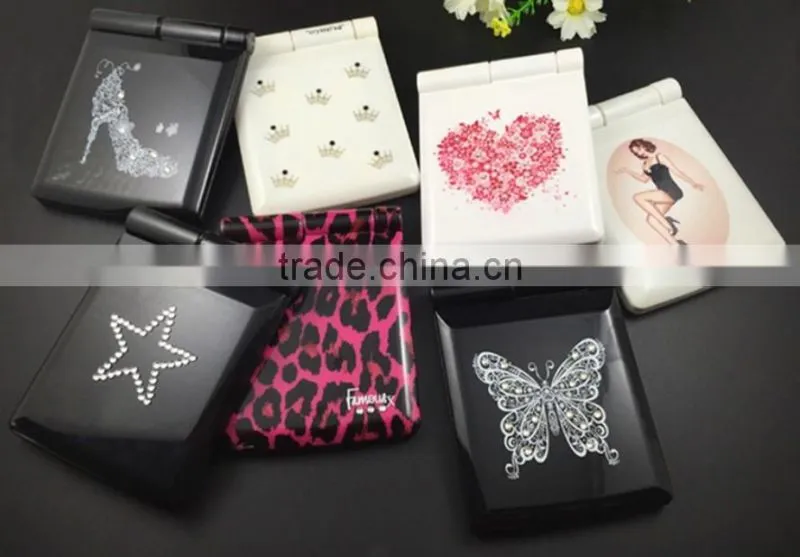Led Lighted Compact Travel Makeup Mirror