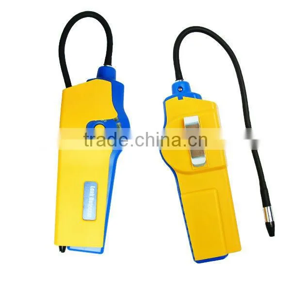 Handheld Halogen Leak Detector 305mm probe length Negative Corona Sensor Type with Dual-color LED Indicator