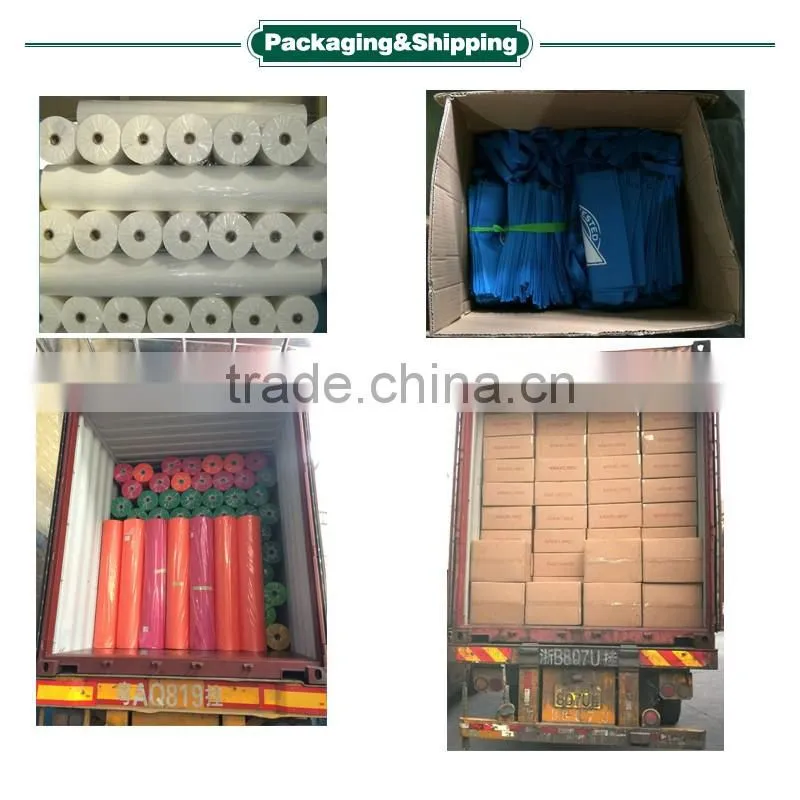 60-160gsm non woven shopper/nonwoven fabric and Handle,Handled Style non woven bag