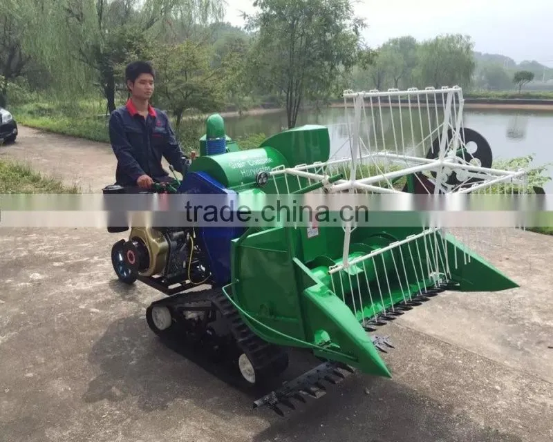 New small mini rice wheat combine harvester