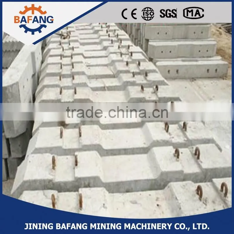 Mining using concrete railway sleepers/concrete sleeper for sale