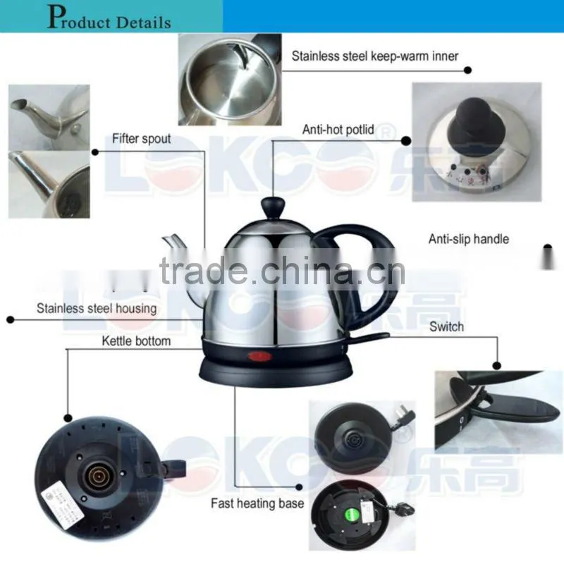 2013 Hot Sale cordless kettle tea boiler,tea kettle/Kitchen appliance