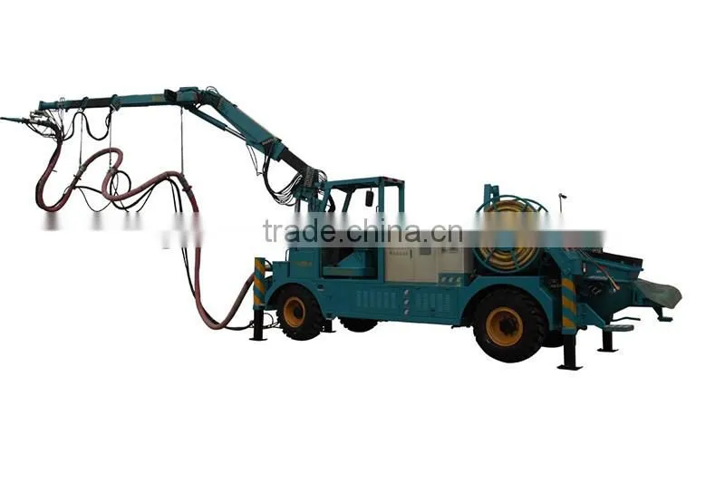 HSC-2515 Powered Robotic Telescopic Concrete Spraying System with Shotcrete Arm
