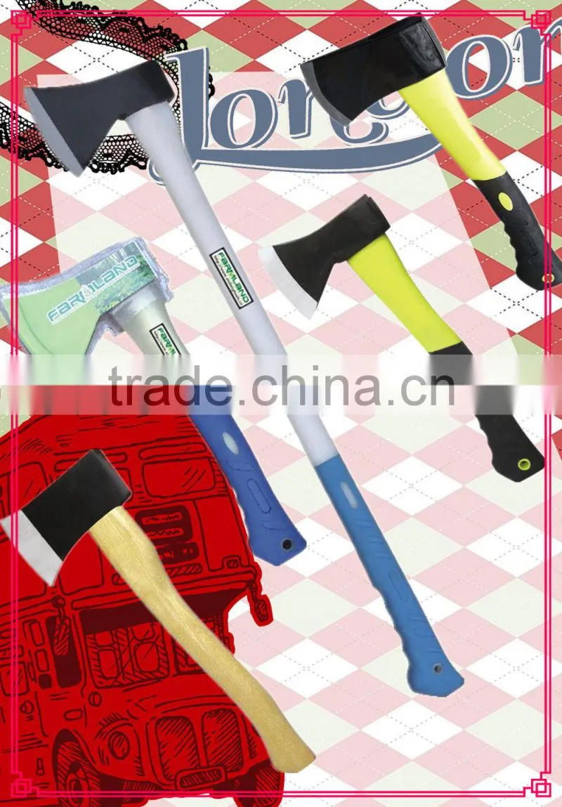 more than300 models of Axes with plastic fibre /wooden handle