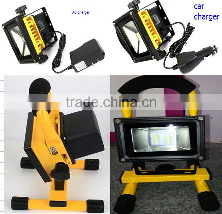 30w rechargeable led outdoor working light handle charging led flood light Portable hand lamp