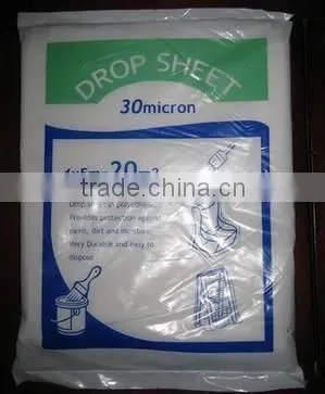 Biodegradable pe drop sheet dust sheet drop cloth