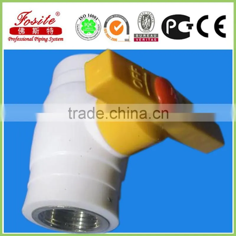 Factory direct sale PPR Valve , Plastic ball valve with high quality and competitive price