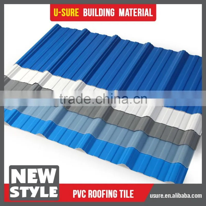 Highly fire resistant long life span 4 layer plastic roof tile