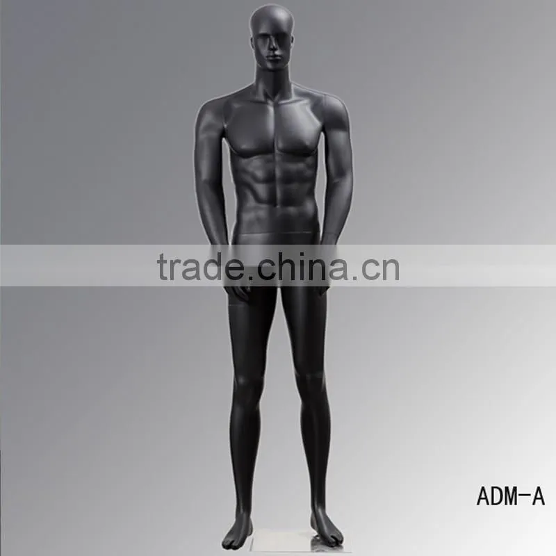 Cheap clothing muscle black male mannequin for sale
