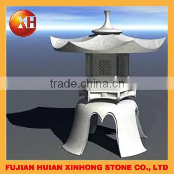 Ramadan decoration handcarved nature stone fence lantern